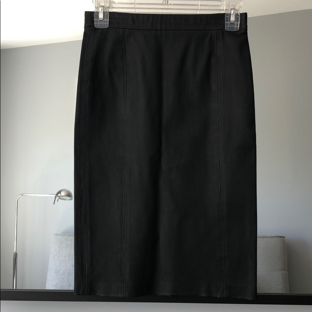 J Brand leather skirt size XS